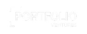 Portfolio Ventures logo with stylized corner brackets around the word PORTFOLIO and VENTURES below it.