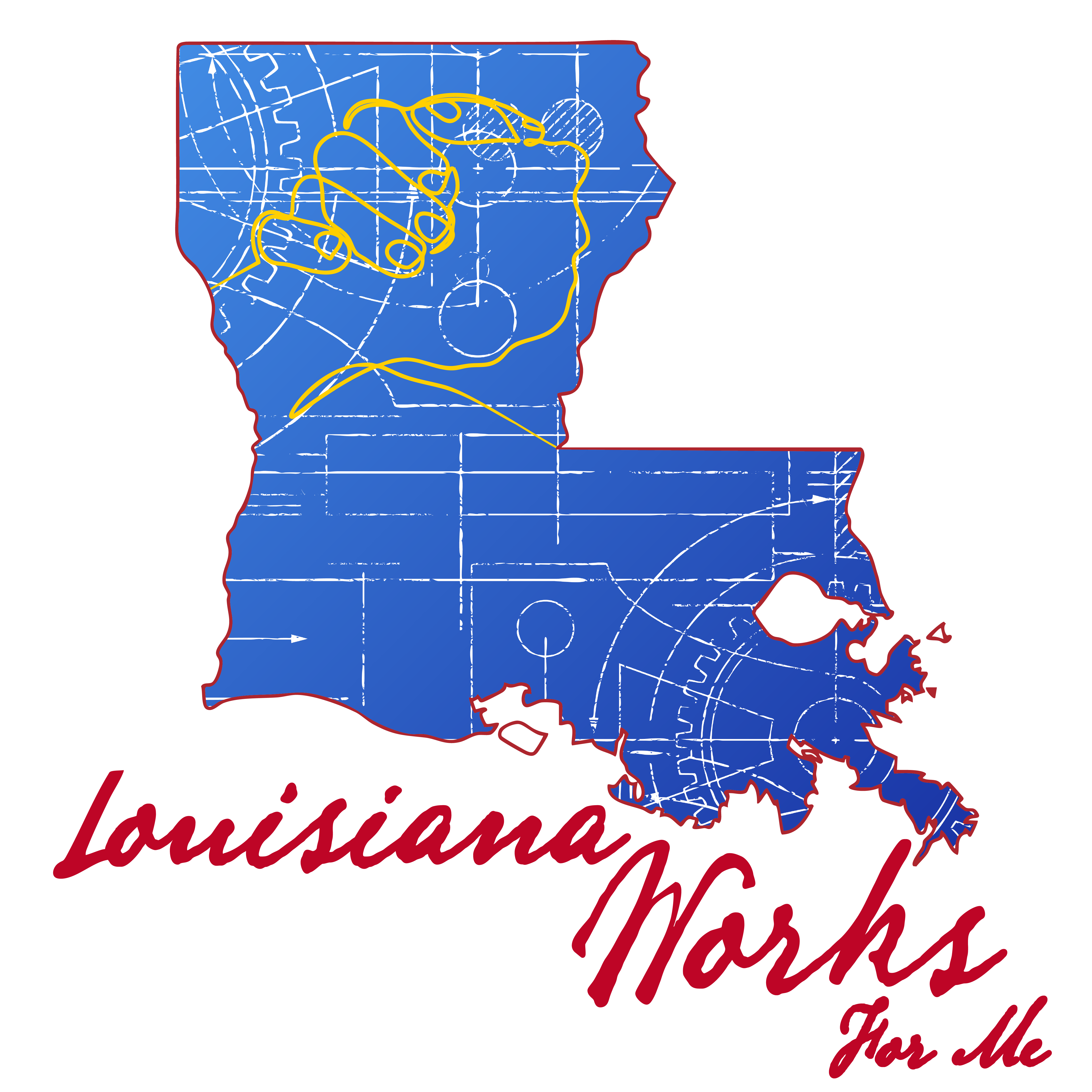 Louisiana Works for Me Logo