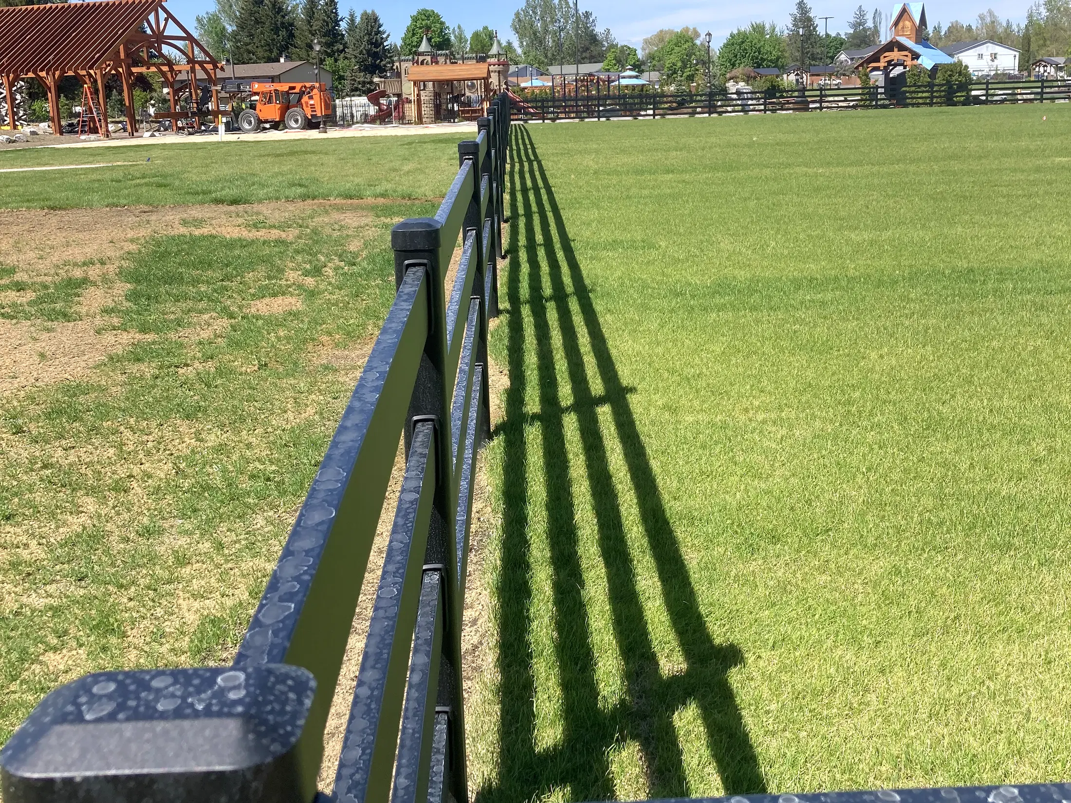 Open entry angle at Faith Walk Community Fitness Park in Coeur d'Alene, Idaho