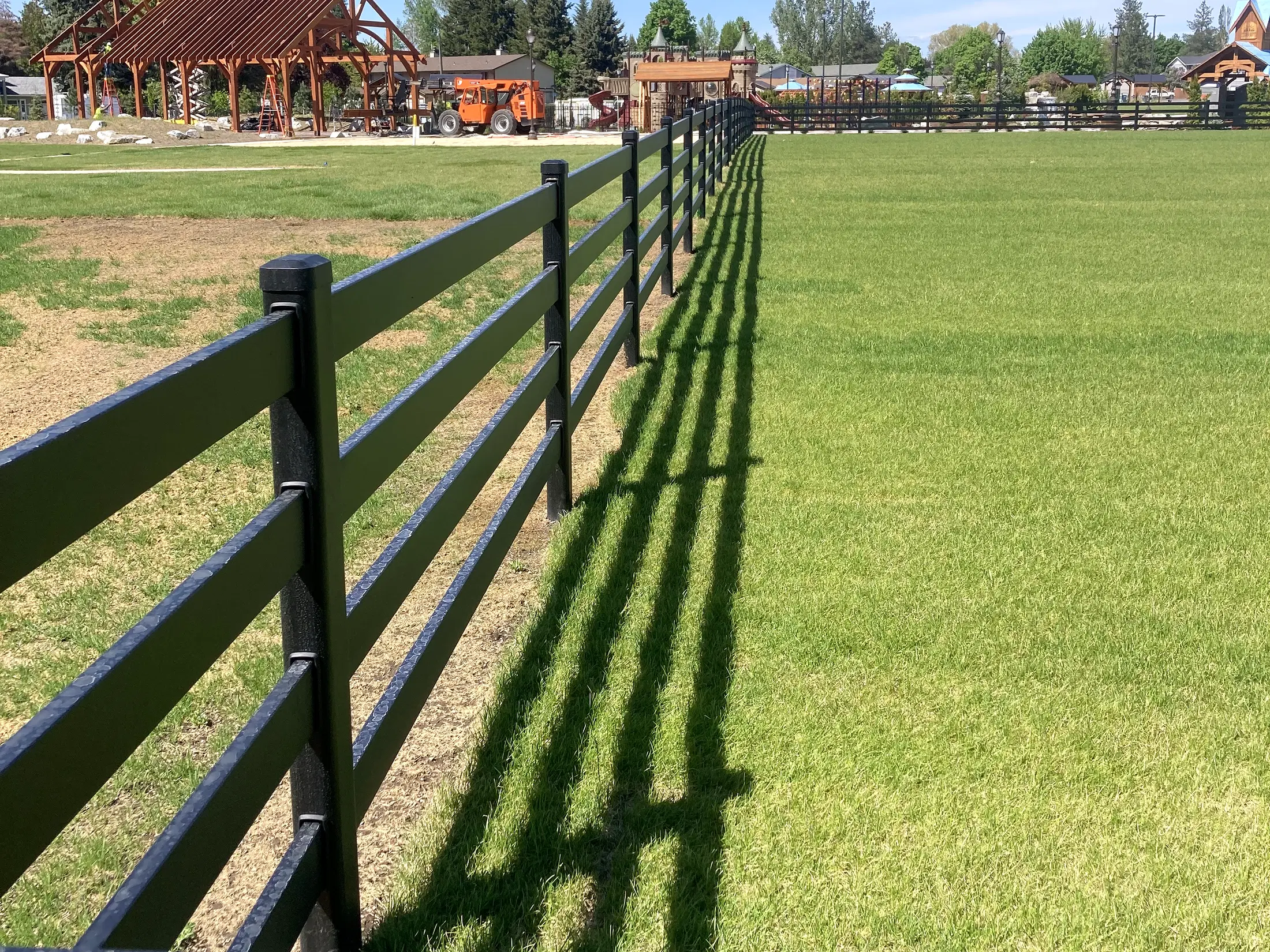 Open entry close view at Faith Walk Community Fitness Park in Coeur d'Alene, Idaho