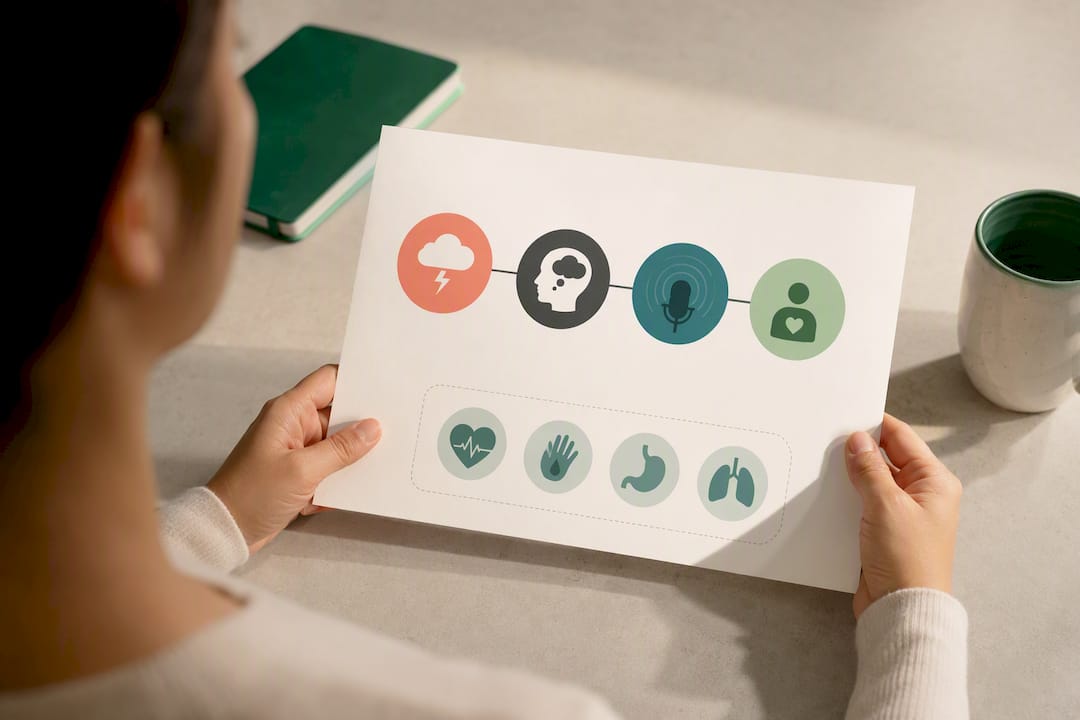 Illustration of cognitive exposure therapy progression