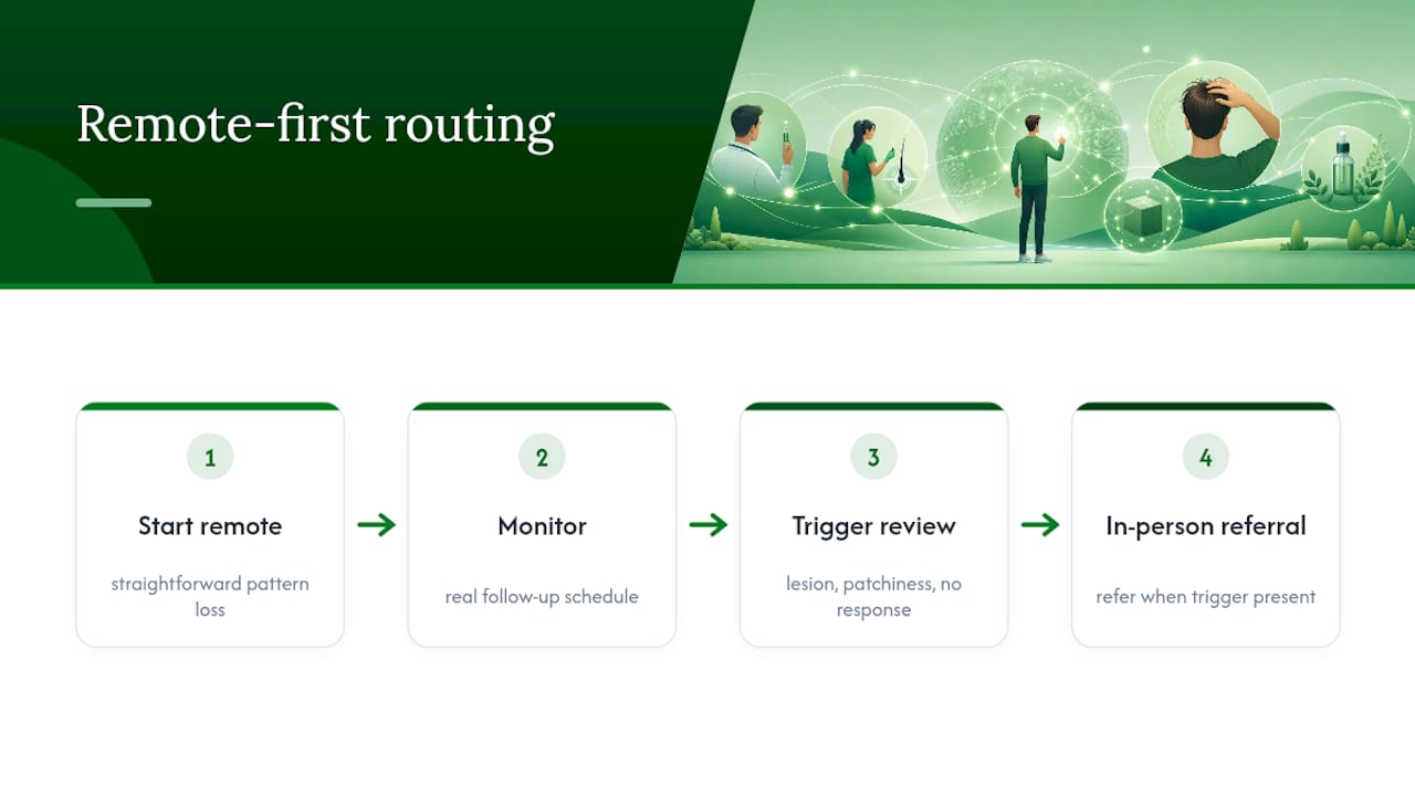 The Real Gap Isn't Access. It's Follow-Through. — overview diagram