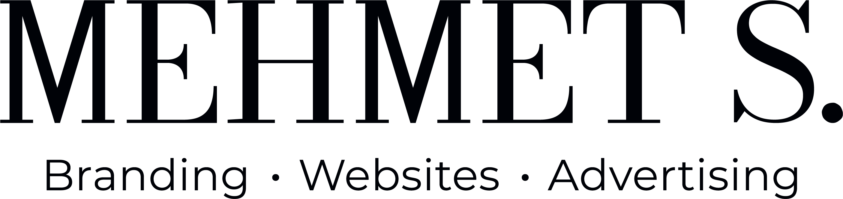 The official wordmark of Mehmet S. Design.