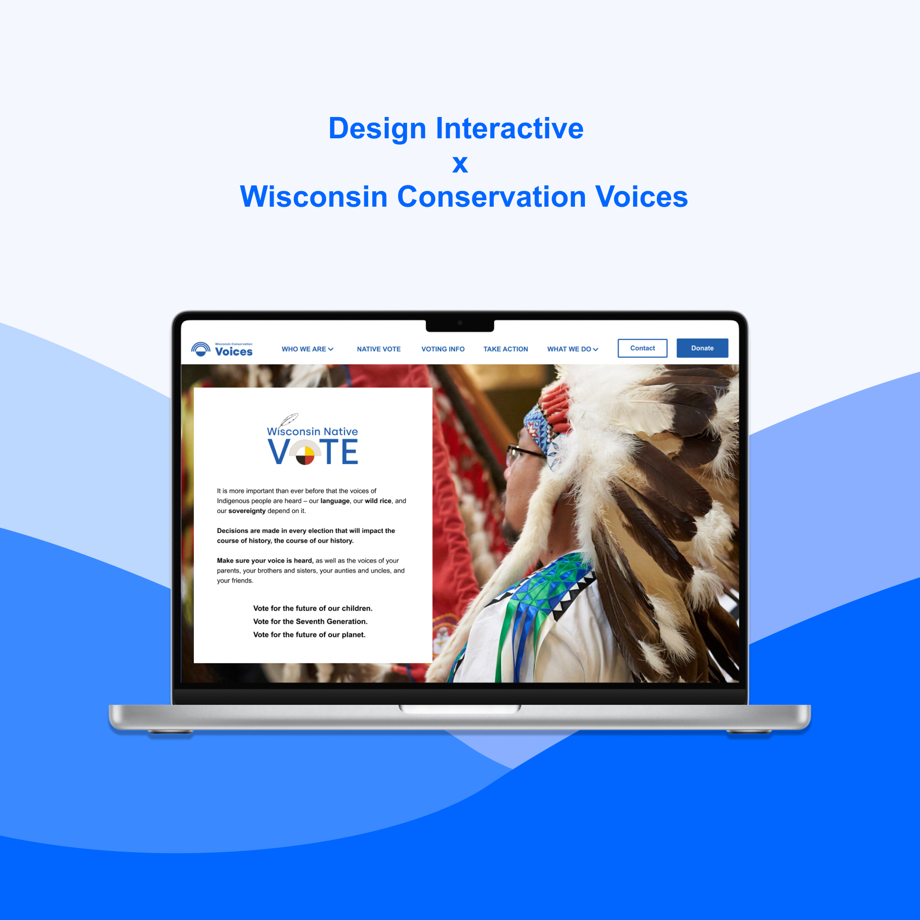 WCV Native Vote page mockup thumbnail 