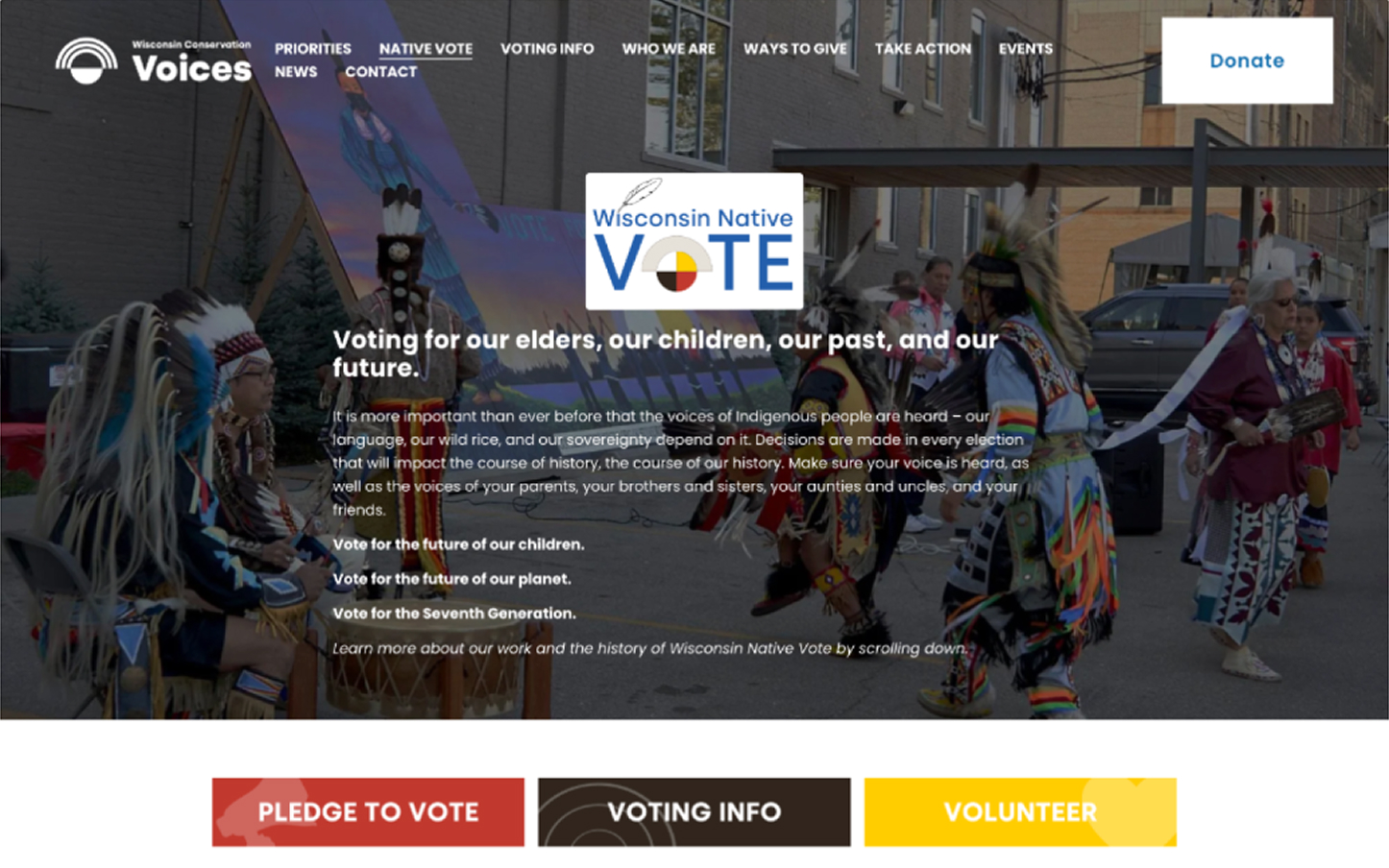 Existing Native Vote Page