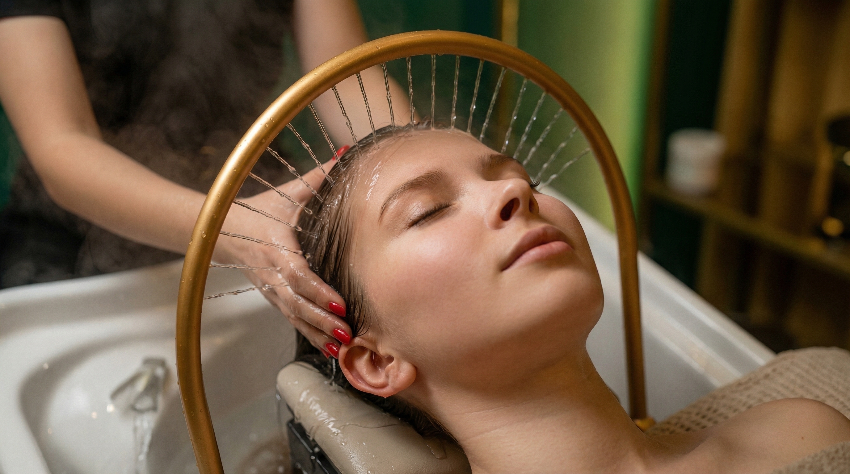 image of relaxing massage scene