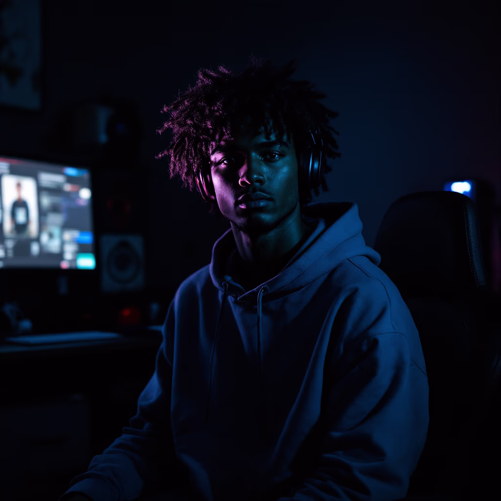 [team] image of team member (for a mobile gaming)