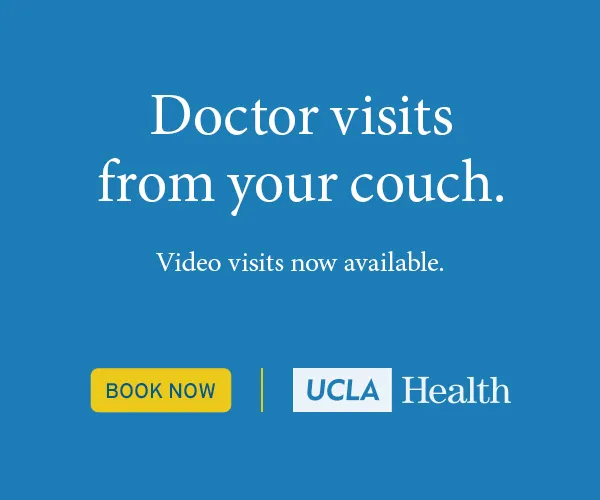 UCLA Health campaign design adapted to a 600 by 500 social unit