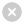Close button icon with an X inside a circle on a white background.
