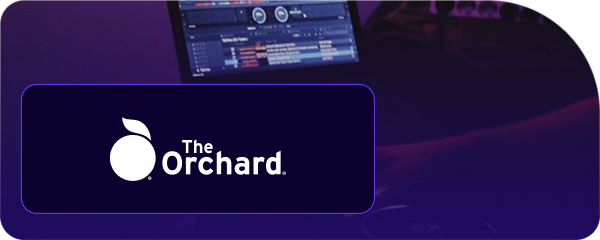 The Orchard logo with white text and a stylized fruit icon on a dark background.