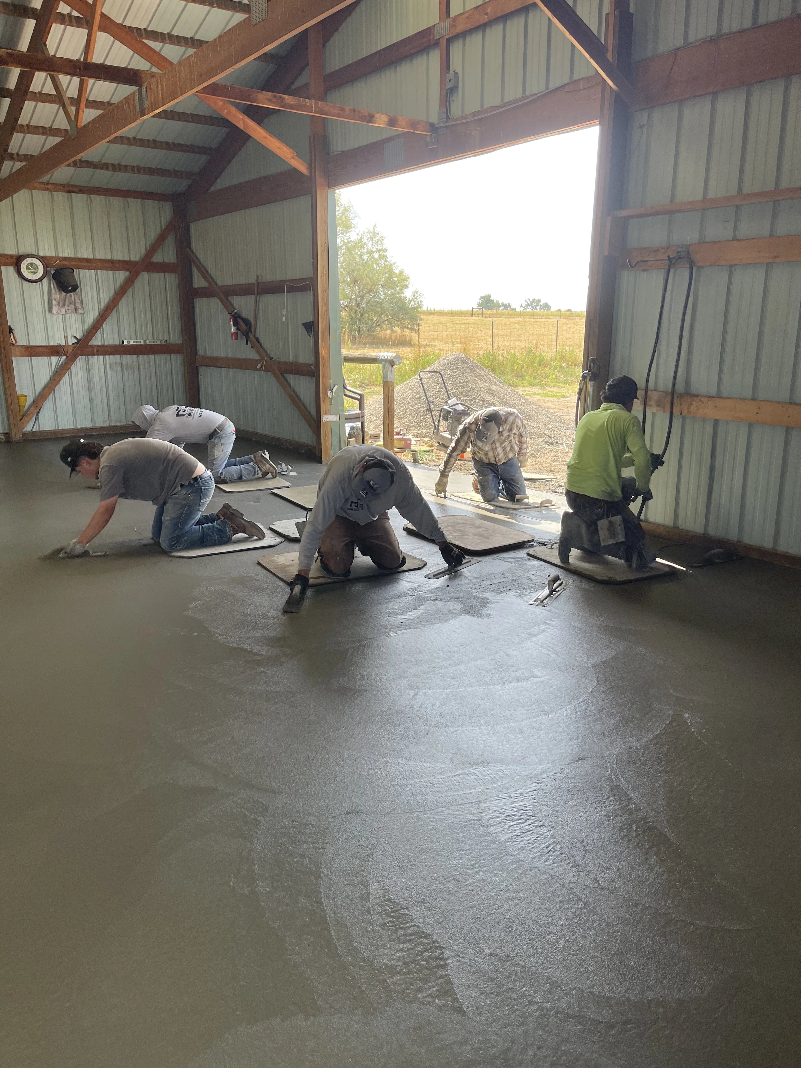 Concrete garage floor Denver Colorado