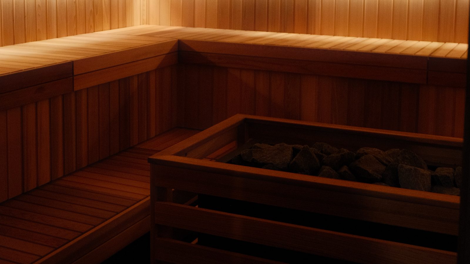 A 20-person cedar sauna for a Shellharbour recovery studio