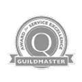 Logo of Guildmaster with a circular emblem