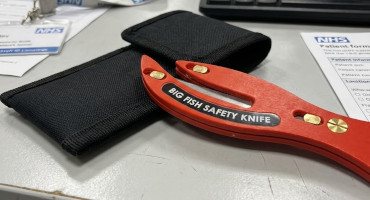 big fish anti-ligature knife and belt pouch