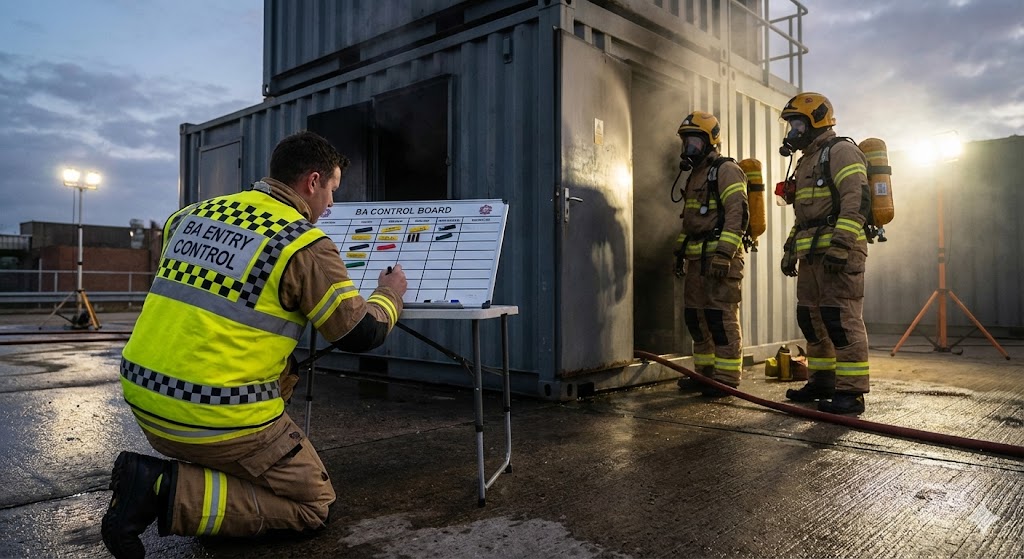 fire fighter ba control tabard