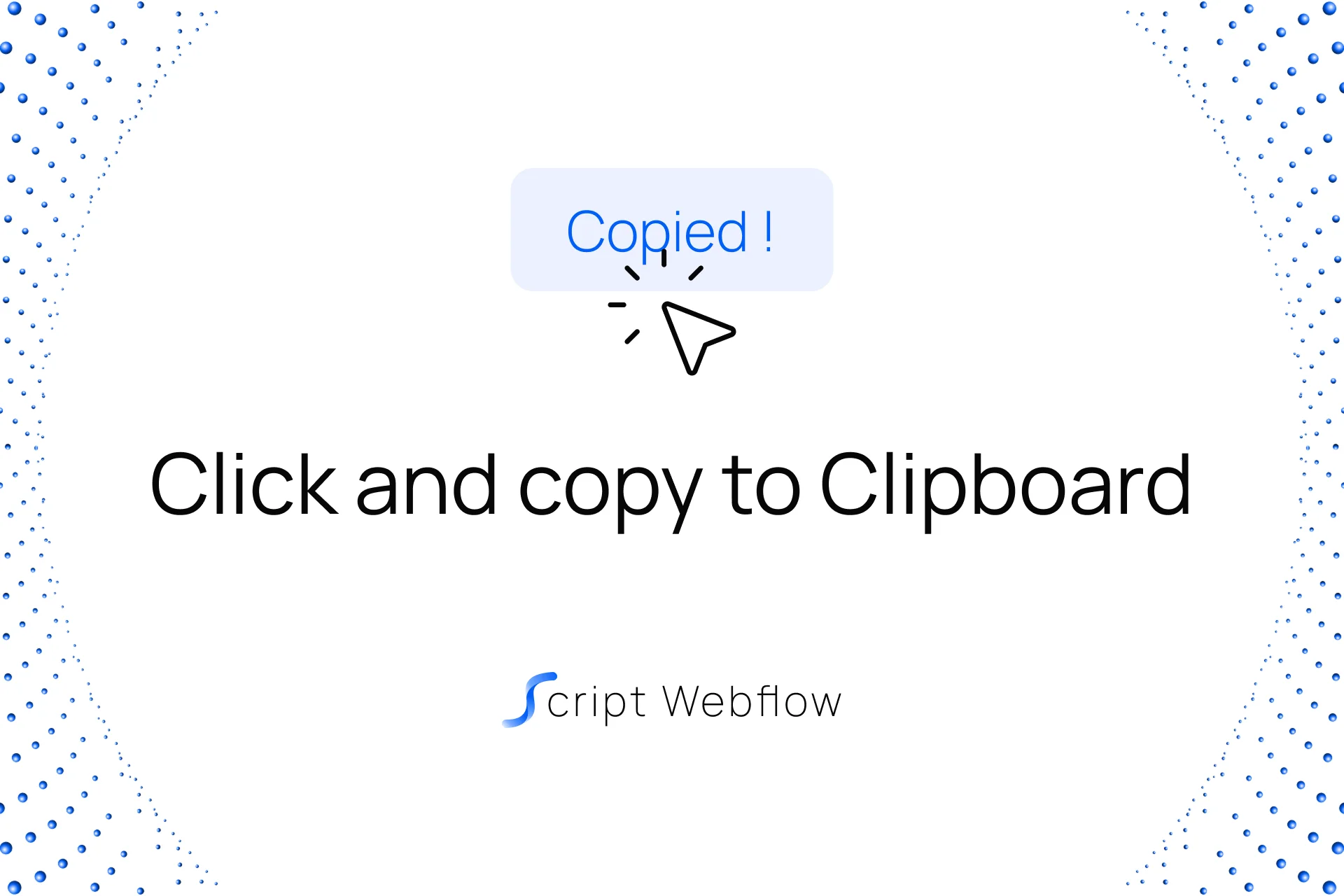 représentation visuelle du script copy to clipboard au clic de Nicolas Leitao