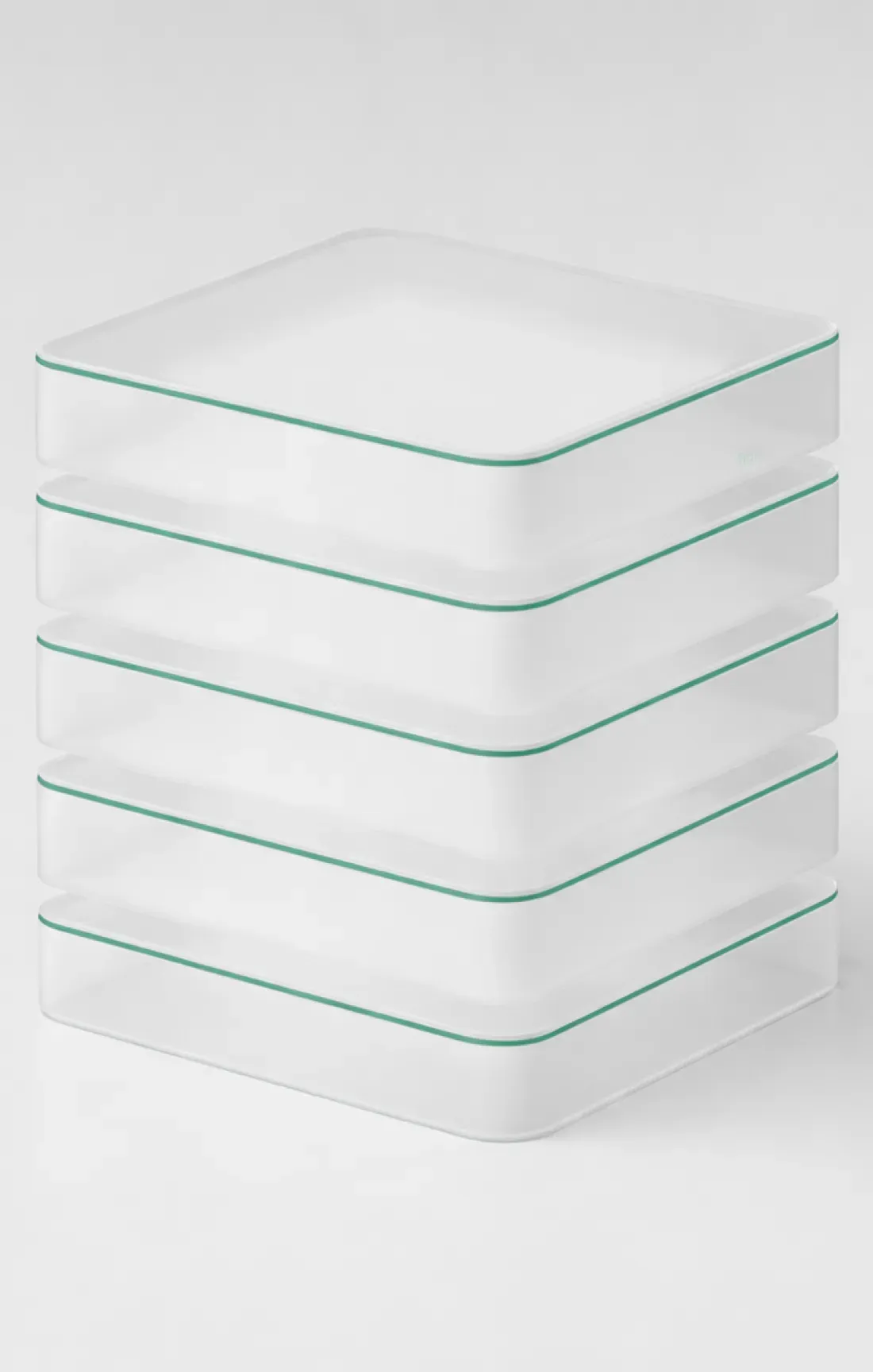 3D grid of transparent cubes stacked in a rectangular tower with some cubes illuminated in white and yellow.