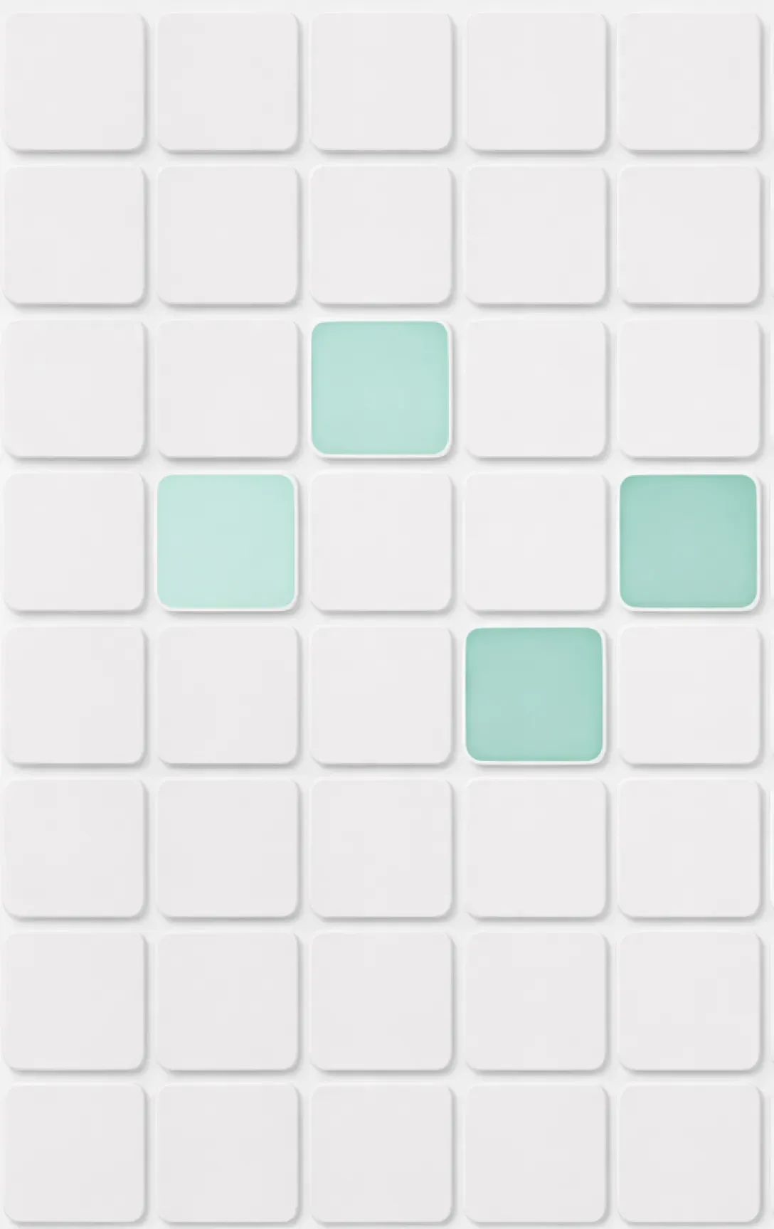 Vertical glass rectangle with a gold stylized logo and the word Z PLATFORM written vertically in black, surrounded by small transparent cubes casting shadows.