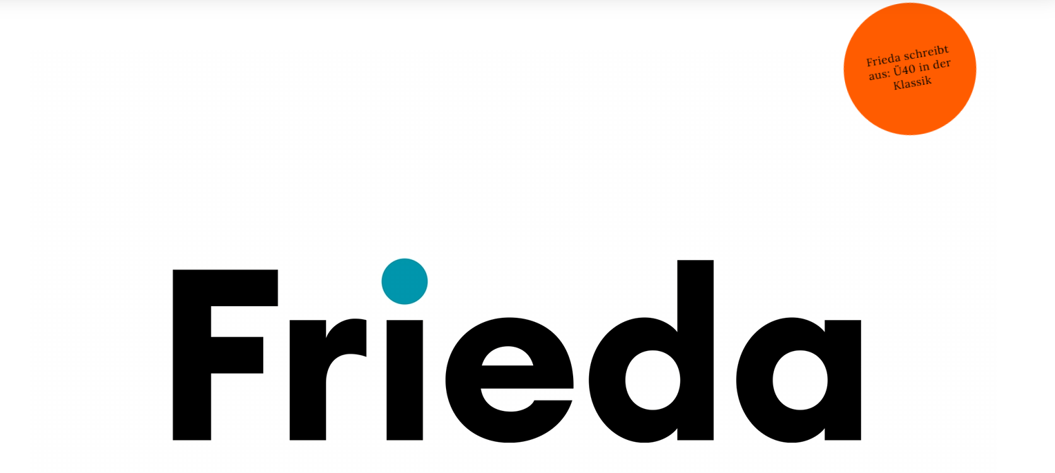 Ausschnitt aus der Animation des Logos "Frieda".