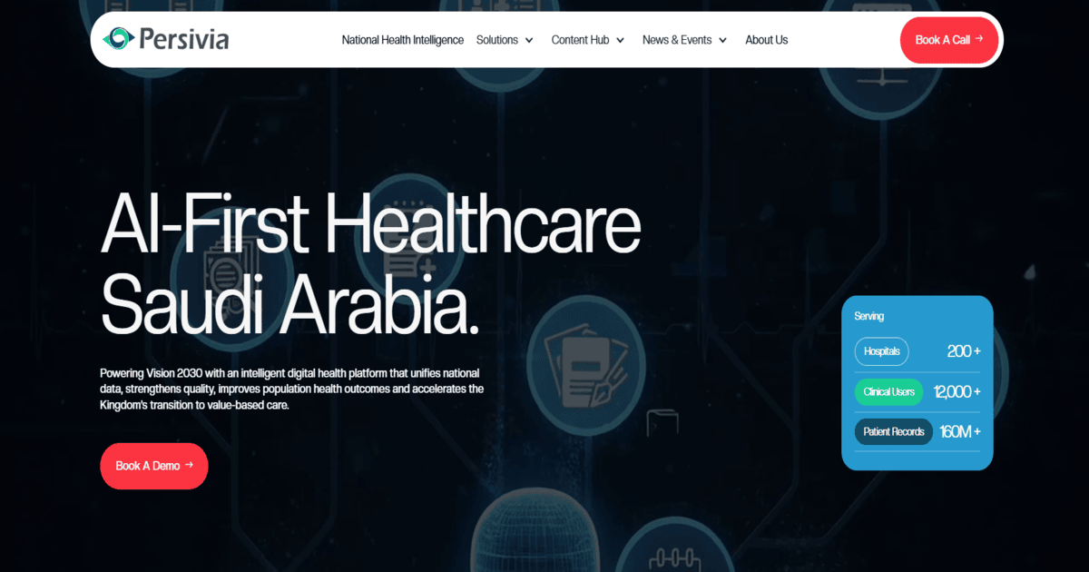 AI Healthcare Intelligence Platform | Persivia KSA