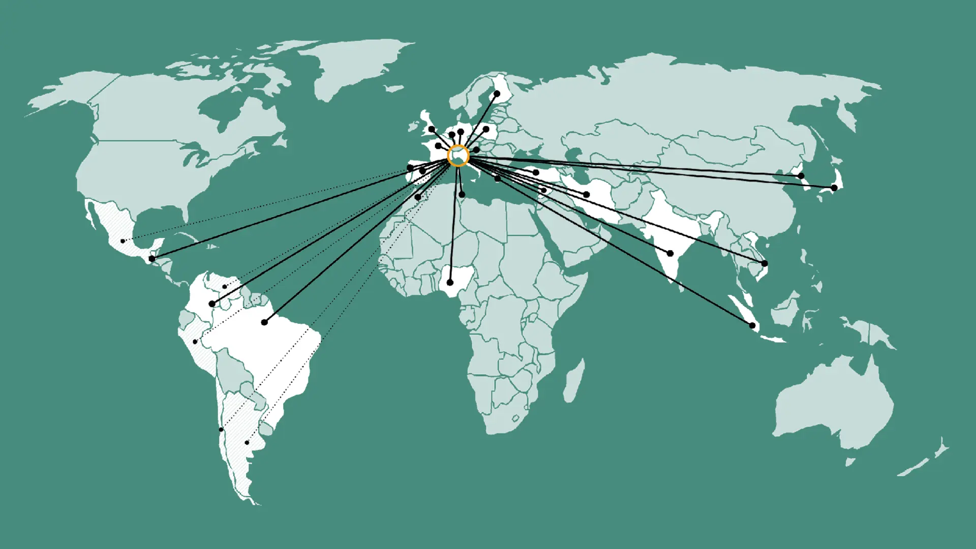 mappa degli interventi realizzati nell'area