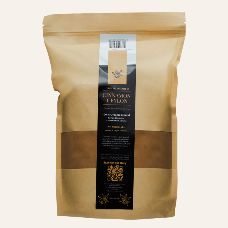 Organic Ceylon Cinnamon – Premium Powder 1 kg