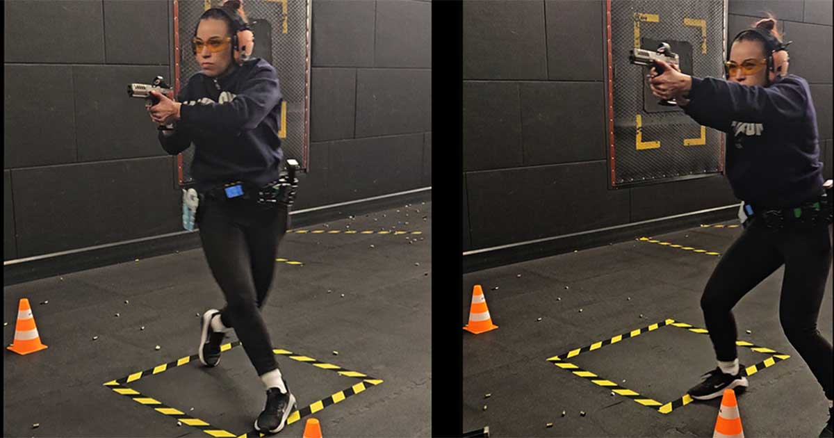 Logo with dark blue text 'True Aim Academy' on light background, featuring a bullet hole through the letter 'A' in 'Aim' and a bullet graphic underlining 'Academy'.