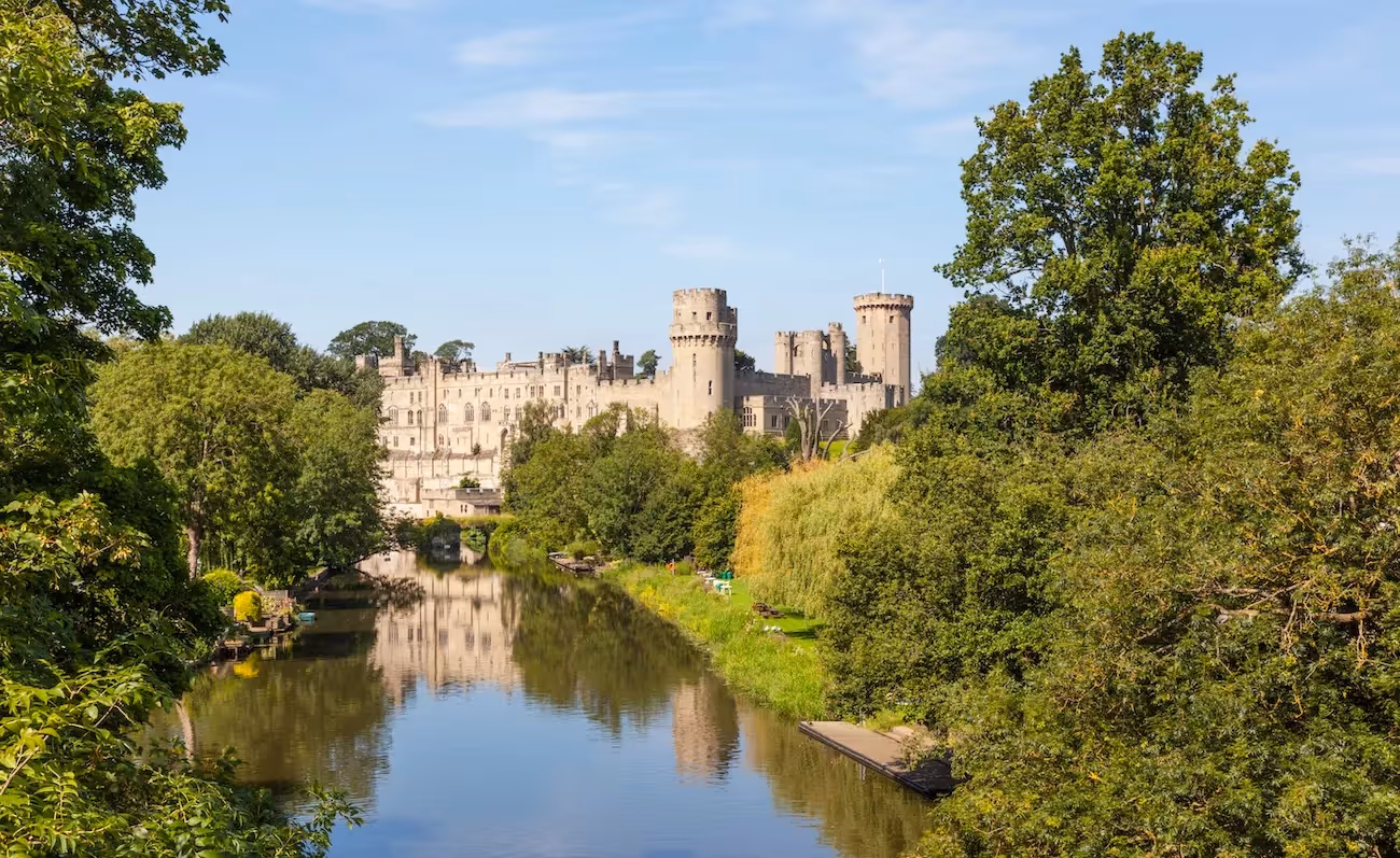 Warwick castle in England.