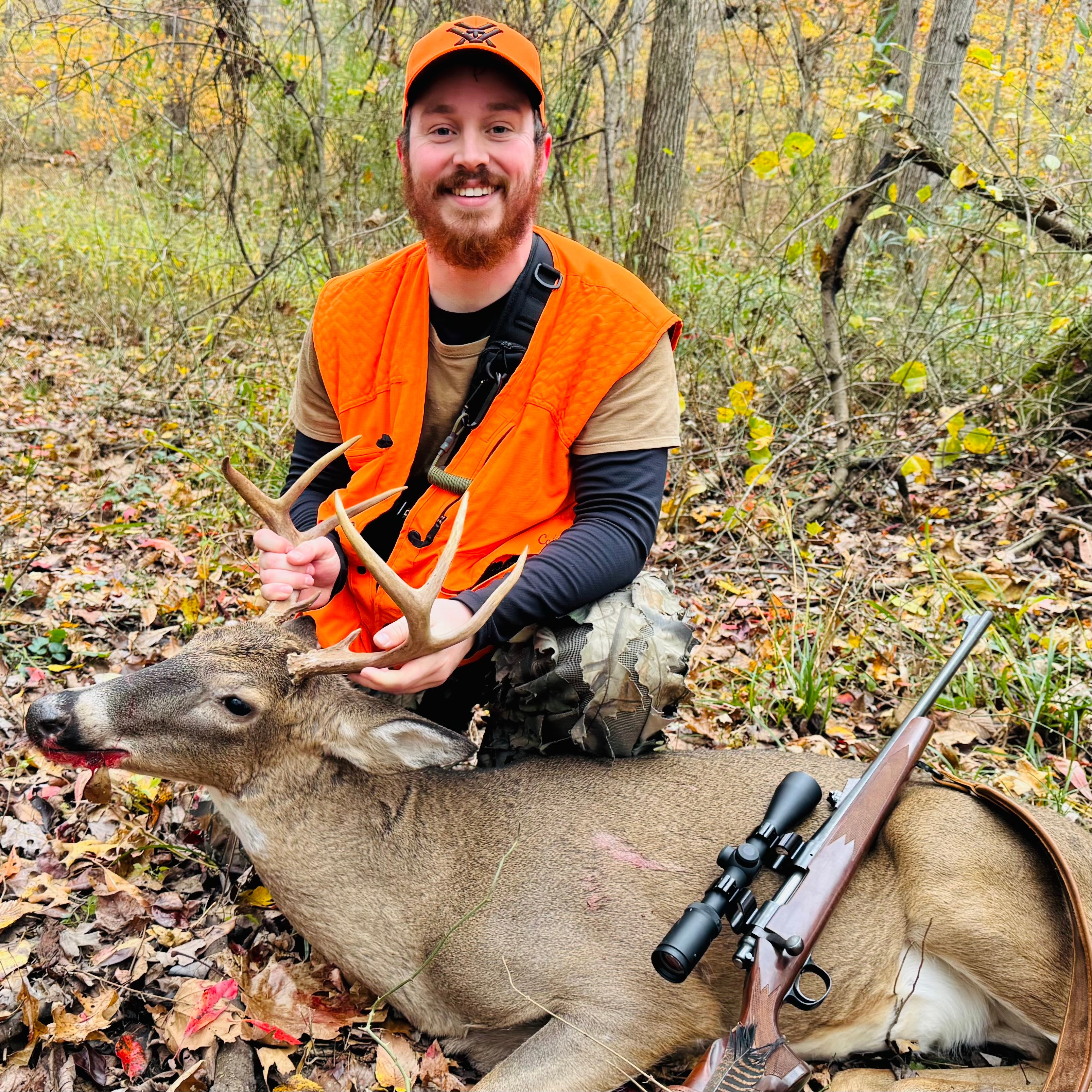 patrick long with a whitetail deer 2025