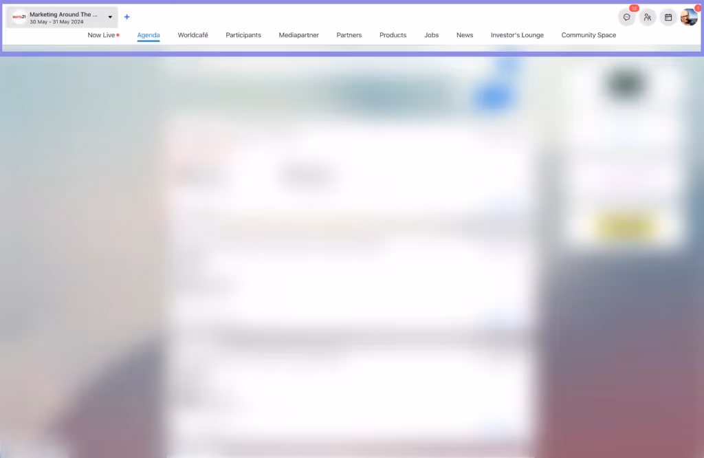 Ansicht der erweiterten Navigation
