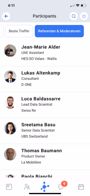 speaker and moderator list
