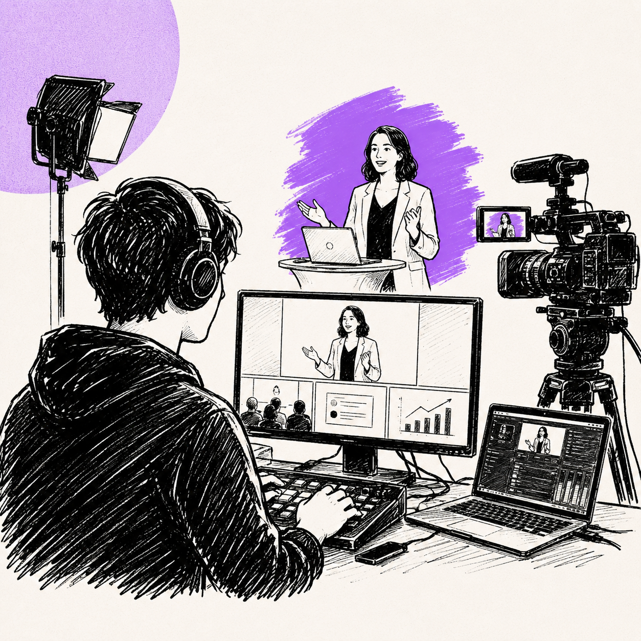 Titelbild zum Artikel über die passende Technik für erfolgreiche Livestreams bei Events