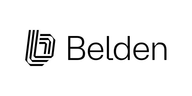 Belden Inc. networking solutions logo.