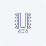 Icône aménagement en u