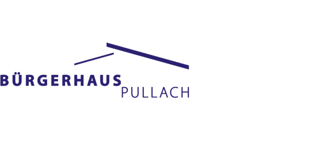 Logo des Bürgerhauses Pullach mit stilisiertem Hausdach.