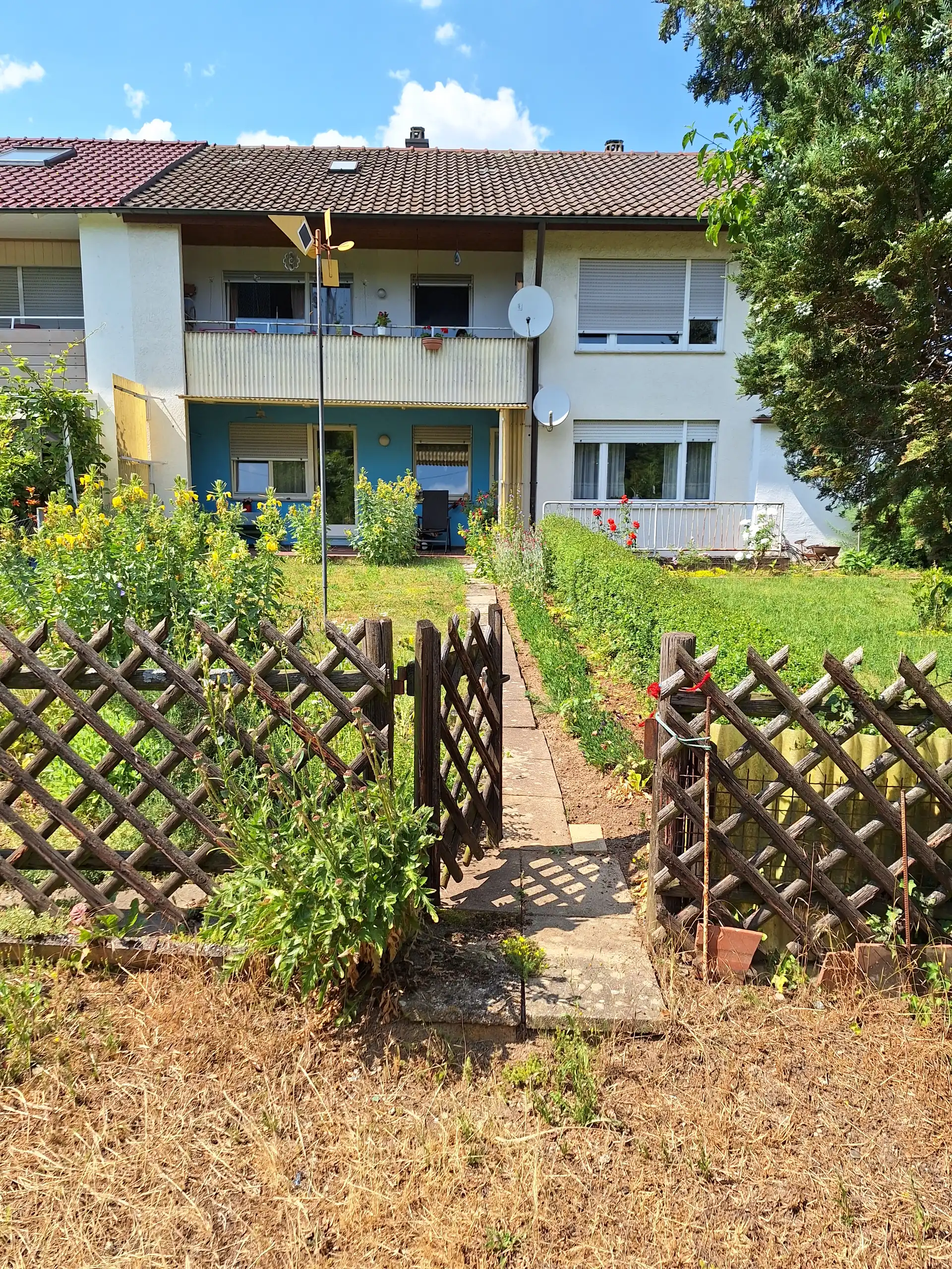 Garten einer verkauften Immobilie