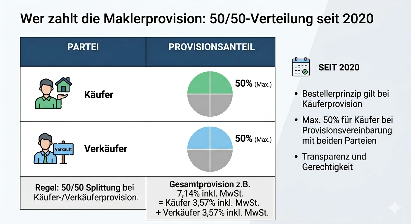 Maklerprovision wird mit notariellem Kaufvertrag fällig