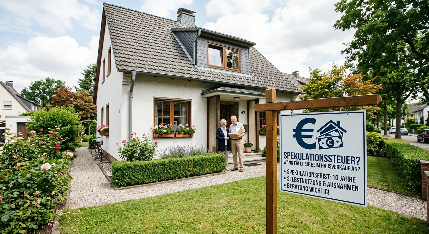 Wann fällt Spekulationssteuer beim Hausverkauf an?