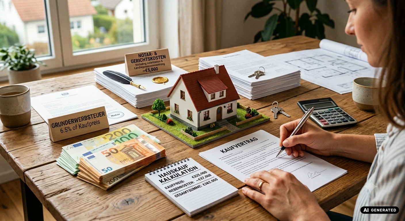 Die Kaufnebenkosten in die Planung der Kosten für einen Immobilienkauf einplanen