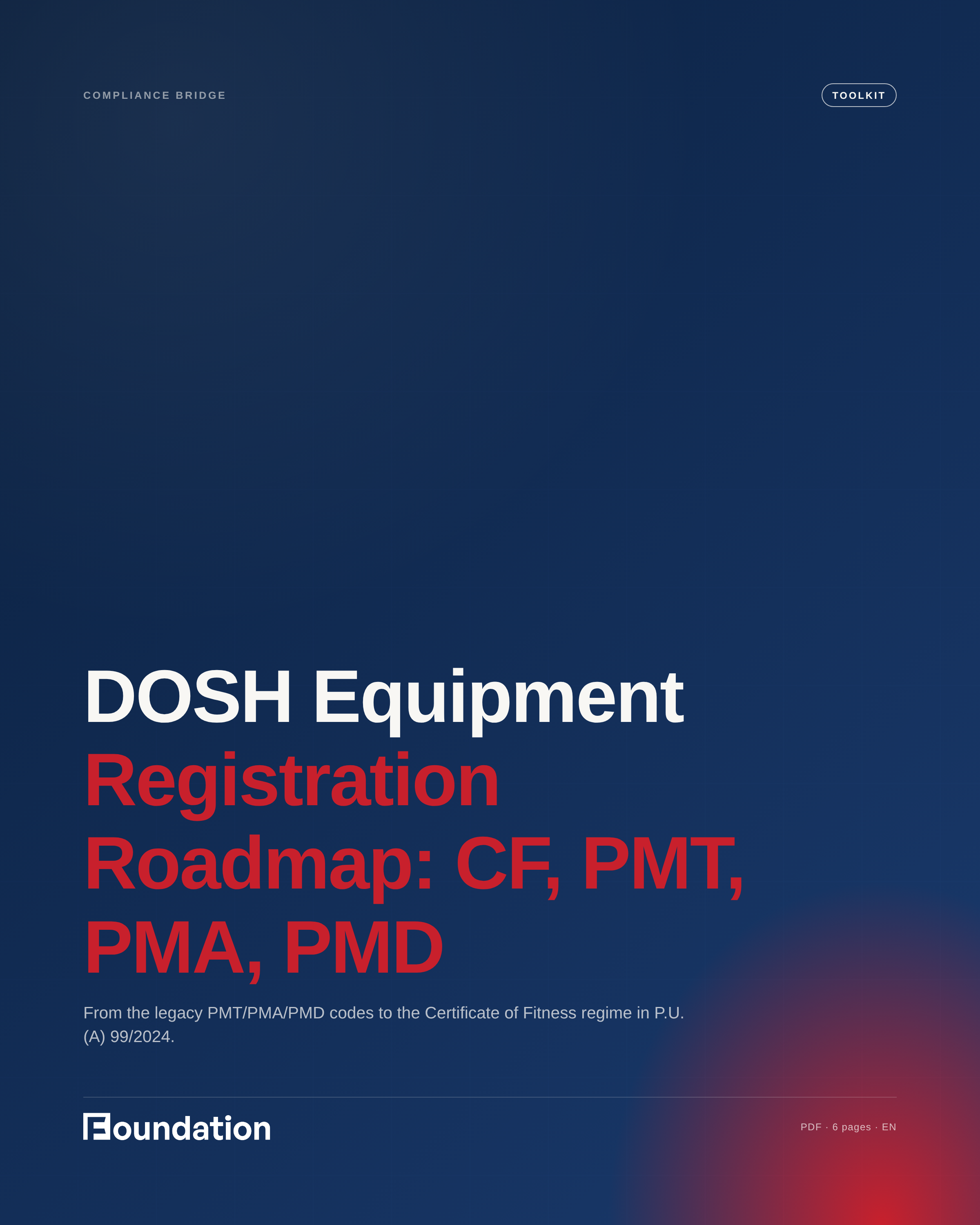 DOSH Equipment