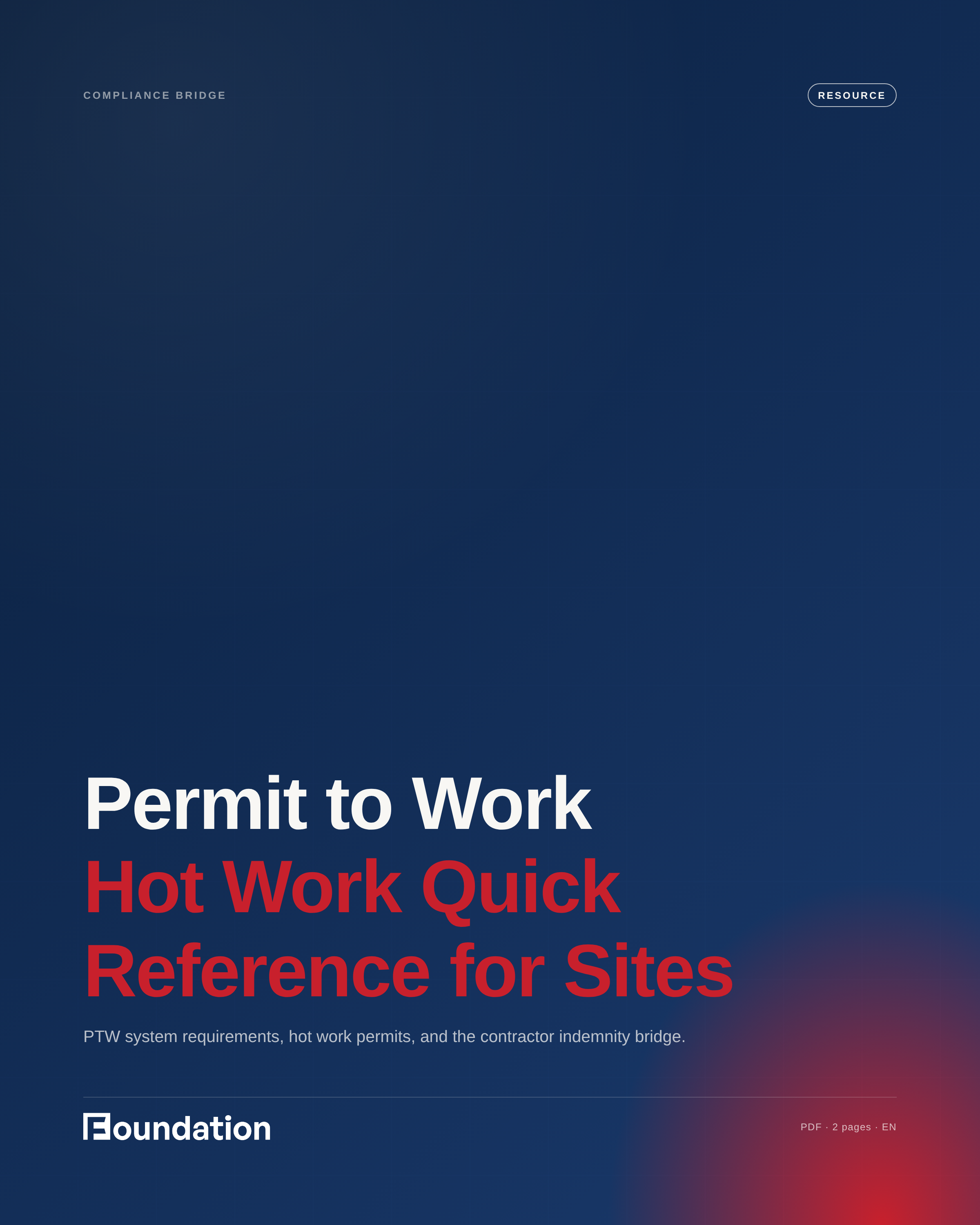 Permit to Work