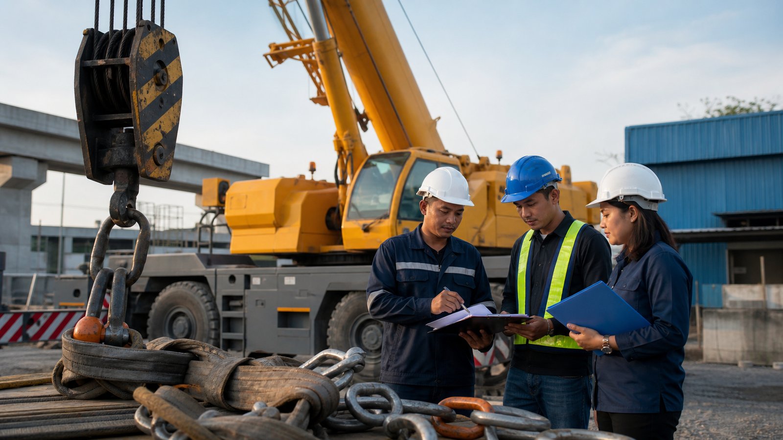 Crane lifting equipment inspection liability insurance malaysia
