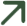 Green arrow pointing diagonally up and to the right.
