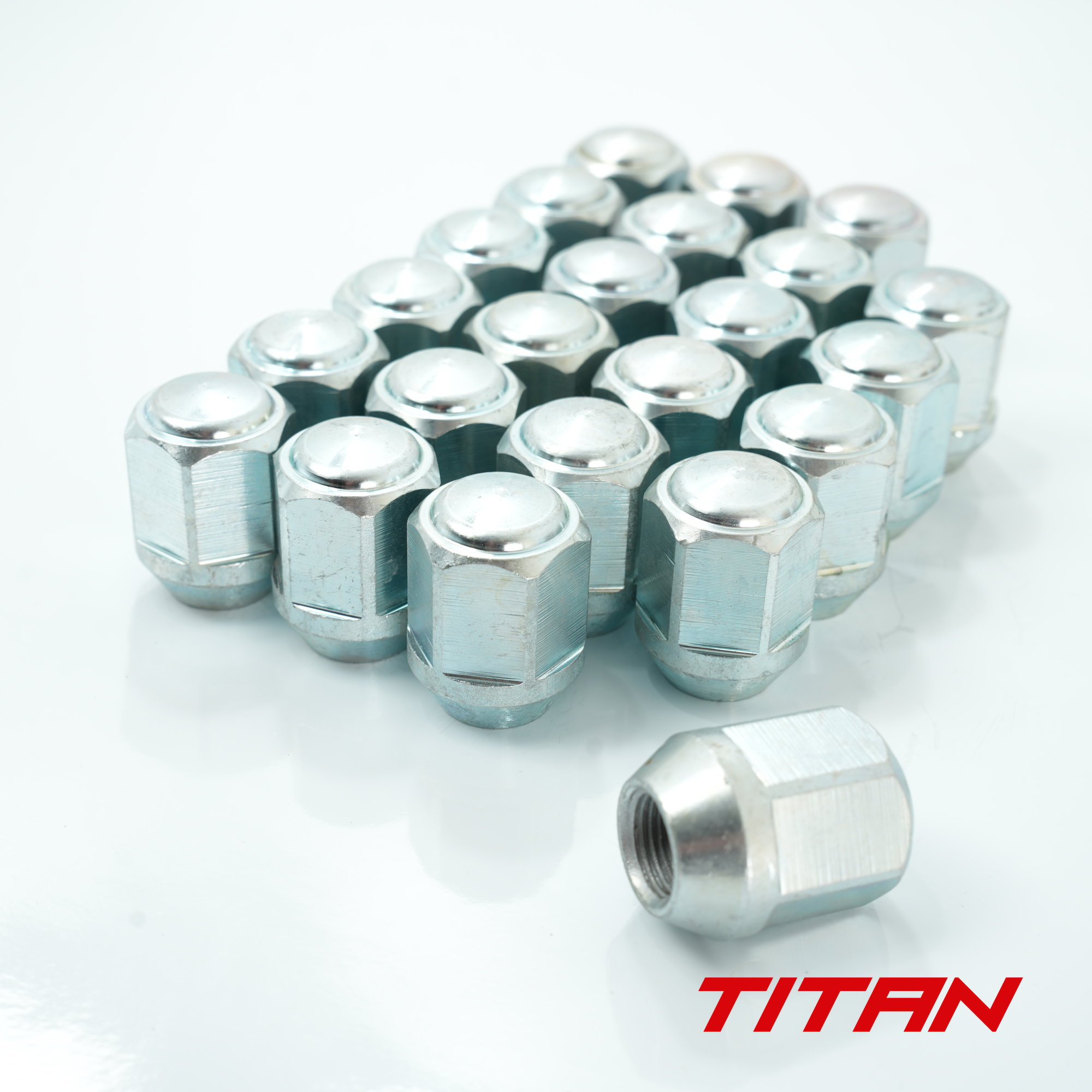 23 x M16x1.5 Zinc 60d Acorn Steel Wheel Nuts fit Range Rover Classic Mk1