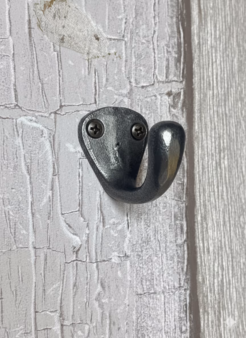 Small Cast Iron Robe Hook