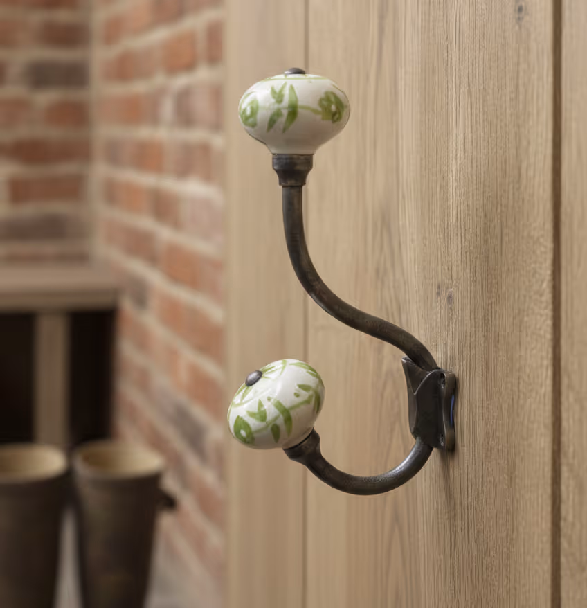 The Afon Double-Orb Cast Iron Hook