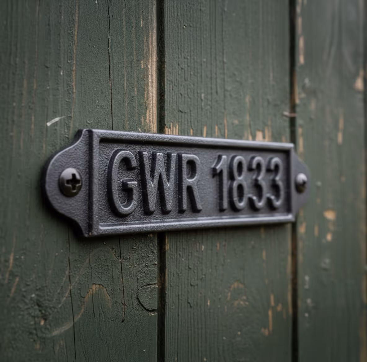 GWR 1833 Heritage Cast Iron Wall Plaque