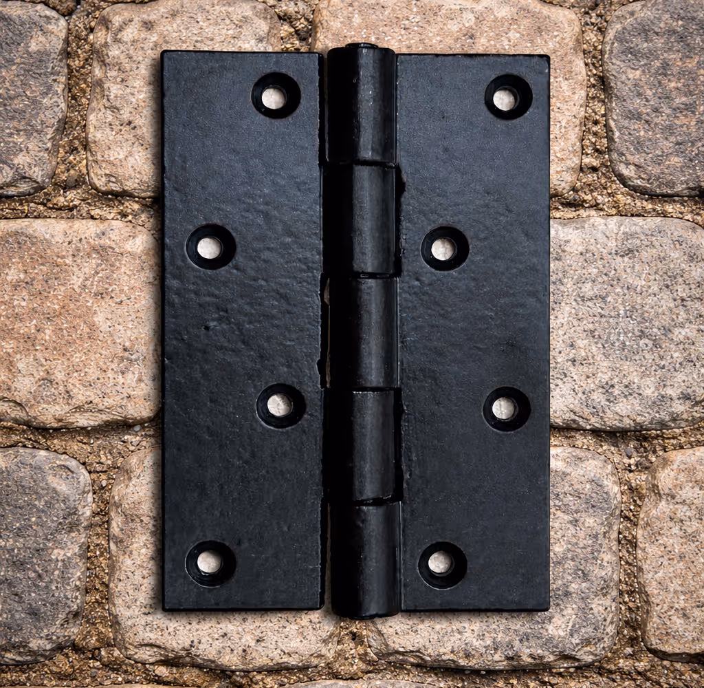 Black Cast Iron Butt Hinge