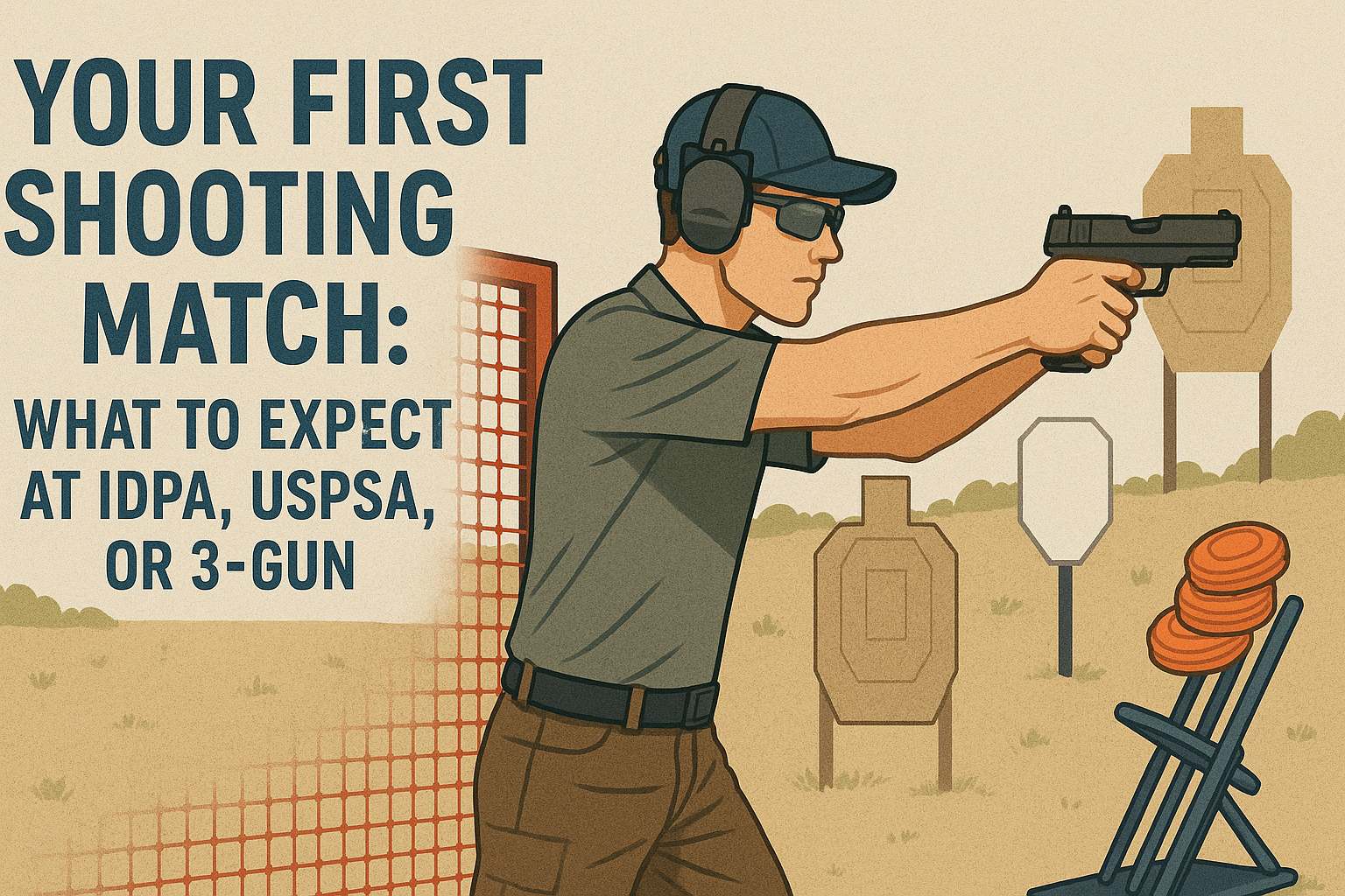Your First Match: What to Expect at IDPA, USPSA, or 3-Gun featured image