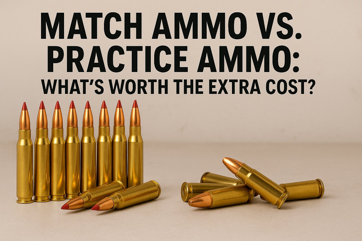 Match Ammo vs. Practice Ammo: What's Worth the Extra Cost? featured image
